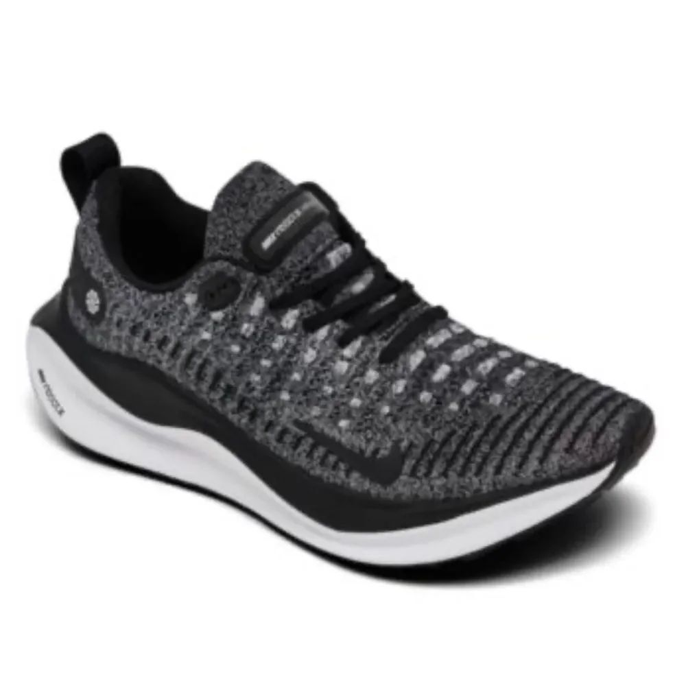 Nike Women’s Gray/White React Infinity Run Flyknit 4 Running Sneakers(Size 8)